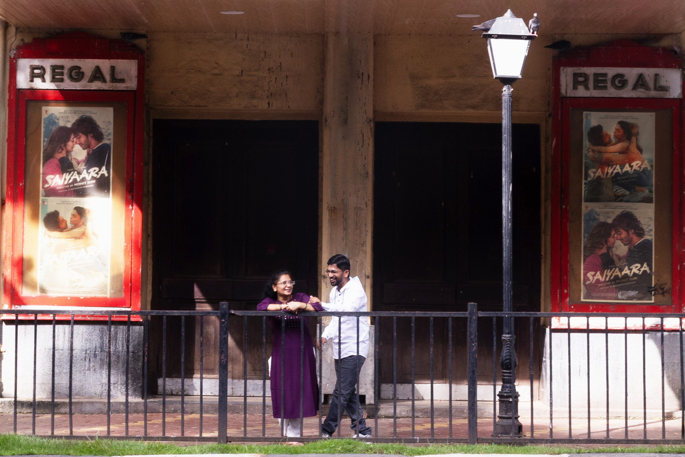 Urban couple portrait