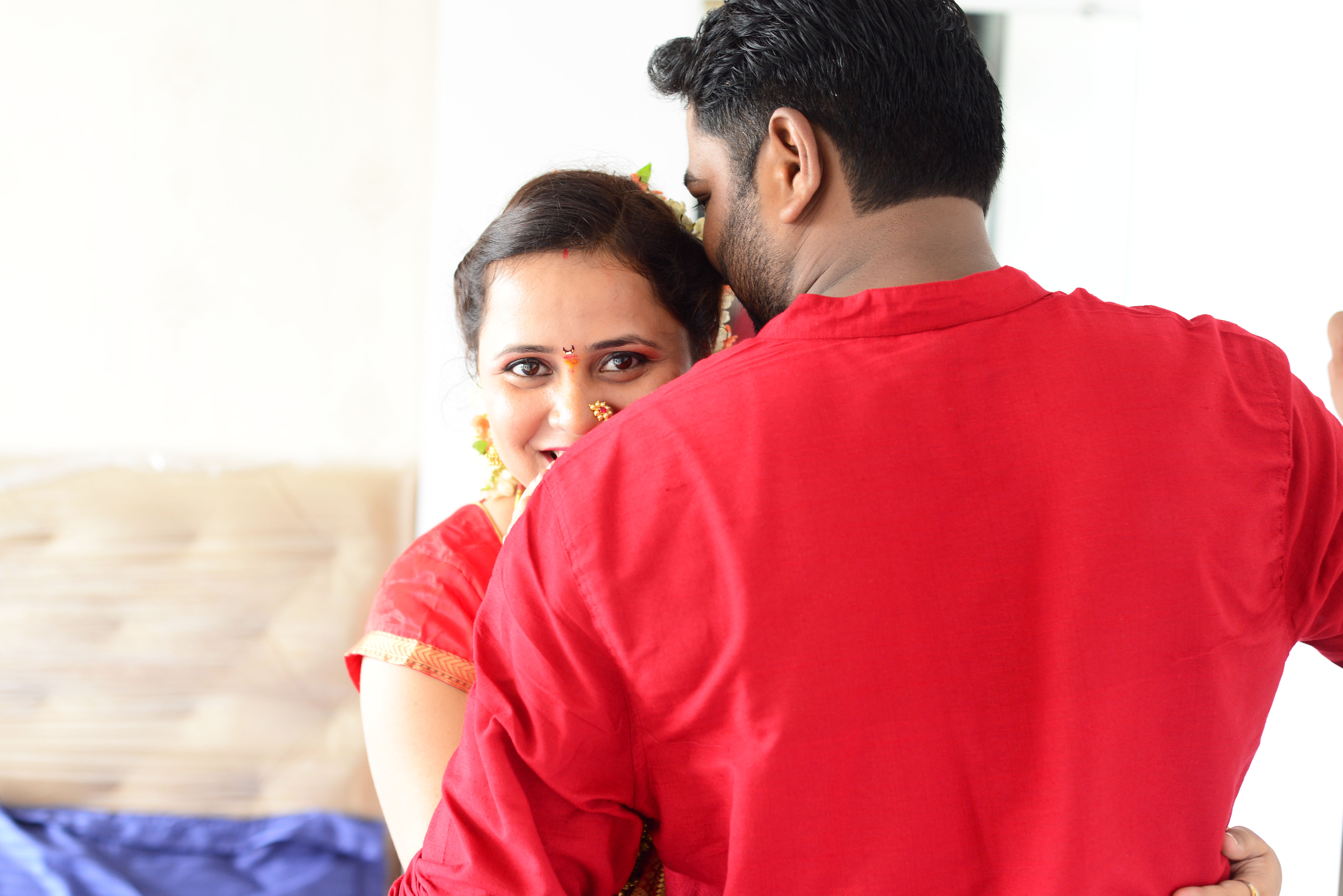 Traditional couple portrait