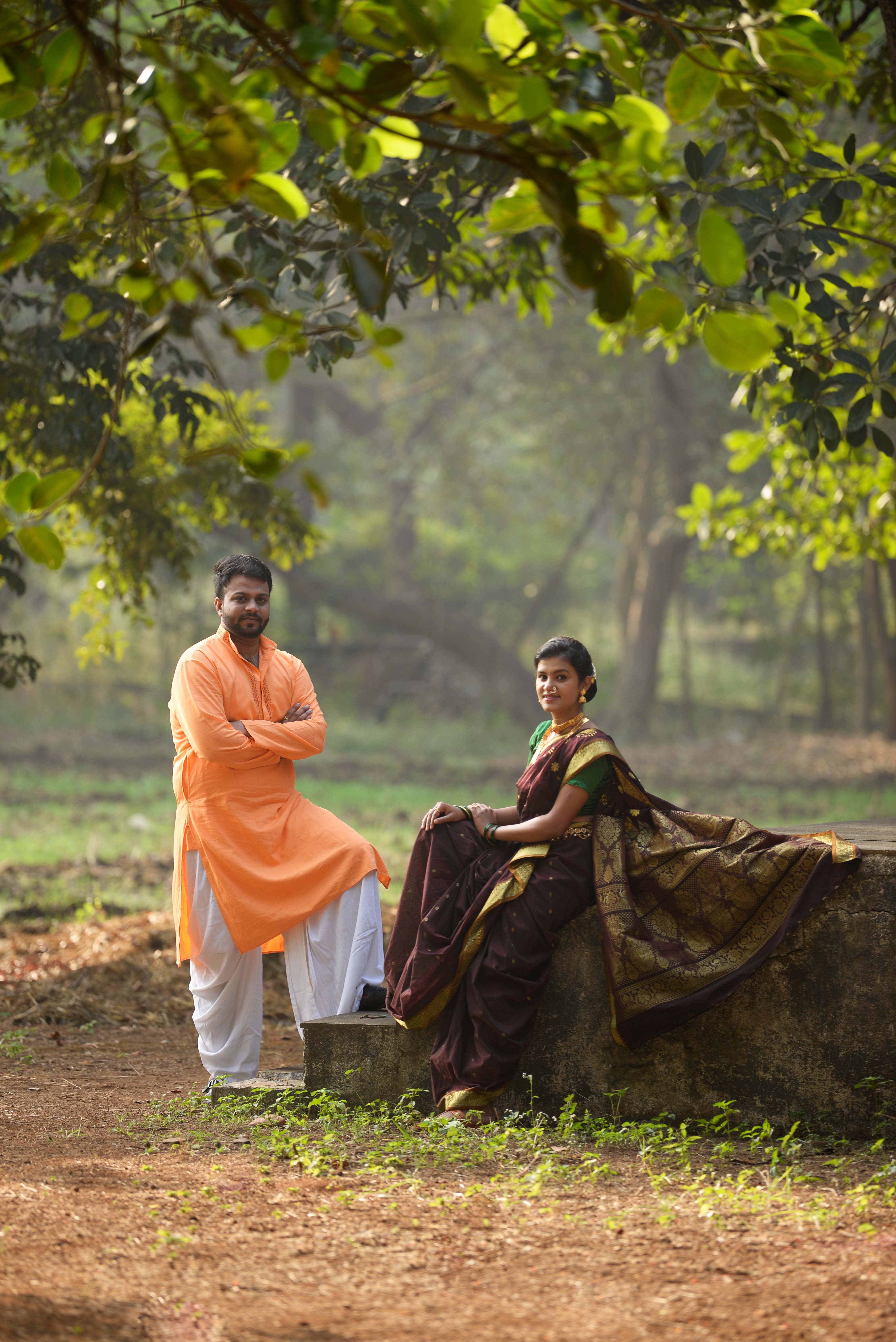 Traditional prewedding frame 2